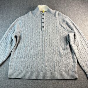 Daniel Cremieux 100% Cashmere Signature Collection Cable Knit Sweater Men’s XXL